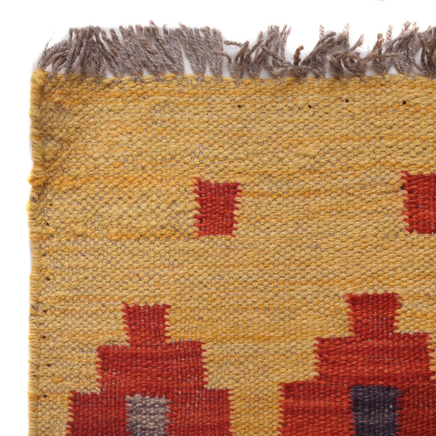 Hand Knotted Flatweave Kilim Runner 1' 10" x 6' 4" ft / 55 x 194 cm - No. B30596