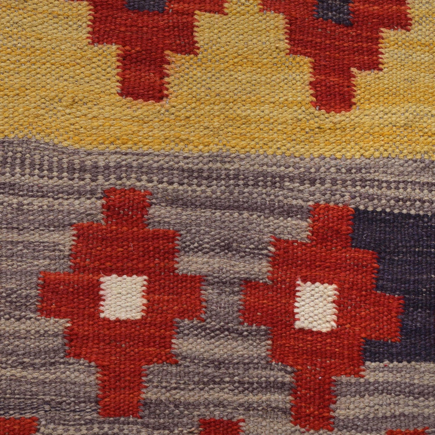 Hand Knotted Flatweave Kilim Runner 1' 10" x 6' 4" ft / 55 x 194 cm - No. B30596