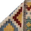 Colorful Flat-Weave Wool Kilim Runner 1' 9" x 5' 7" ft / 53 x 170 cm - No. B30610