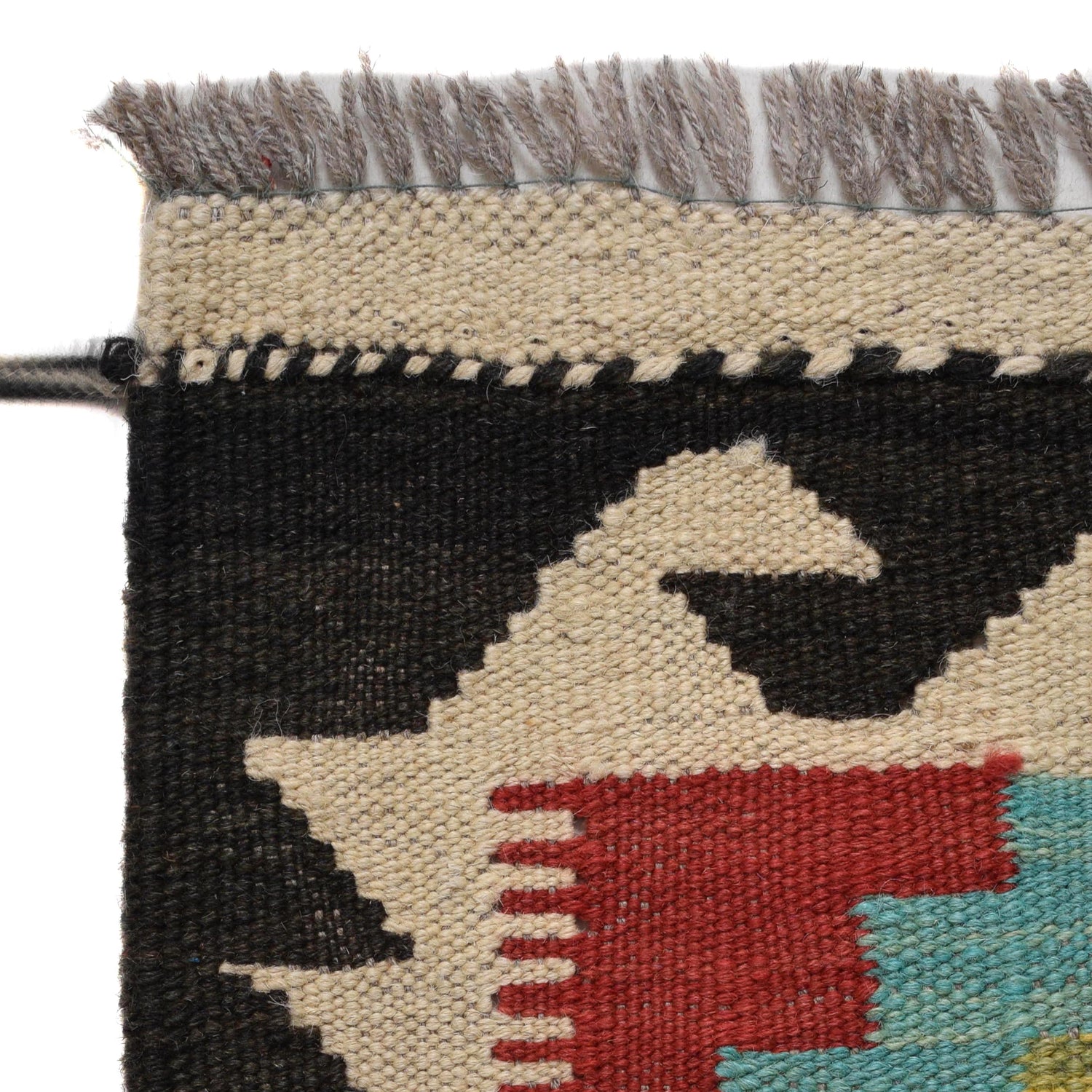 Hand Made Afghan Kilim Runner 1' 9" x 4' 11" ft / 54 x 150 cm - No. B30614