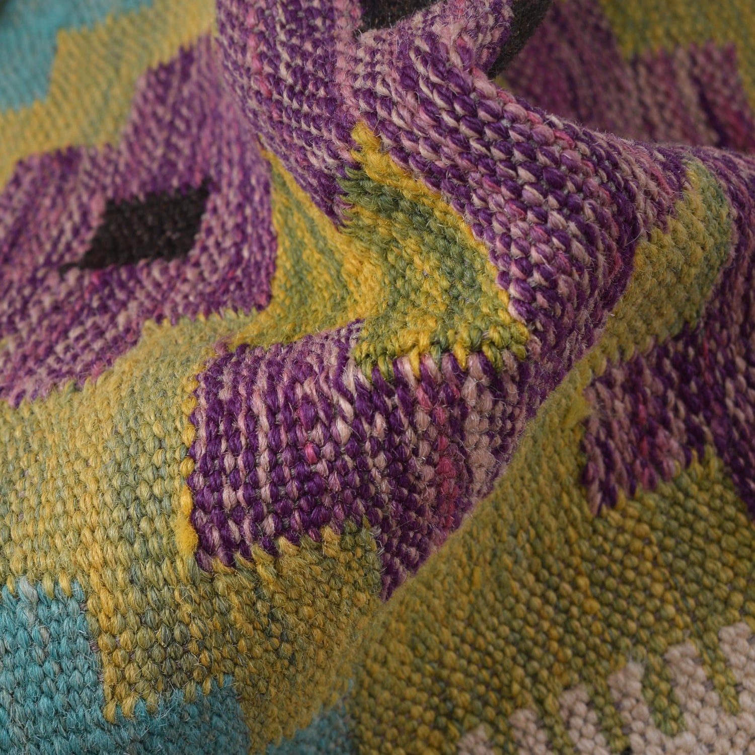 Hand Made Afghan Kilim Runner 1' 9" x 4' 11" ft / 54 x 150 cm - No. B30614