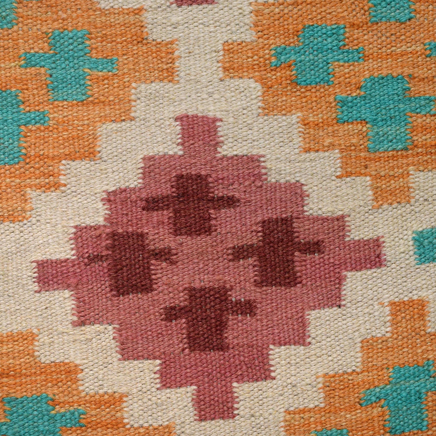 Hand Made Afghan Kilim Runner 1' 7" x 4' 9" ft / 47 x 145 cm - No. B30617