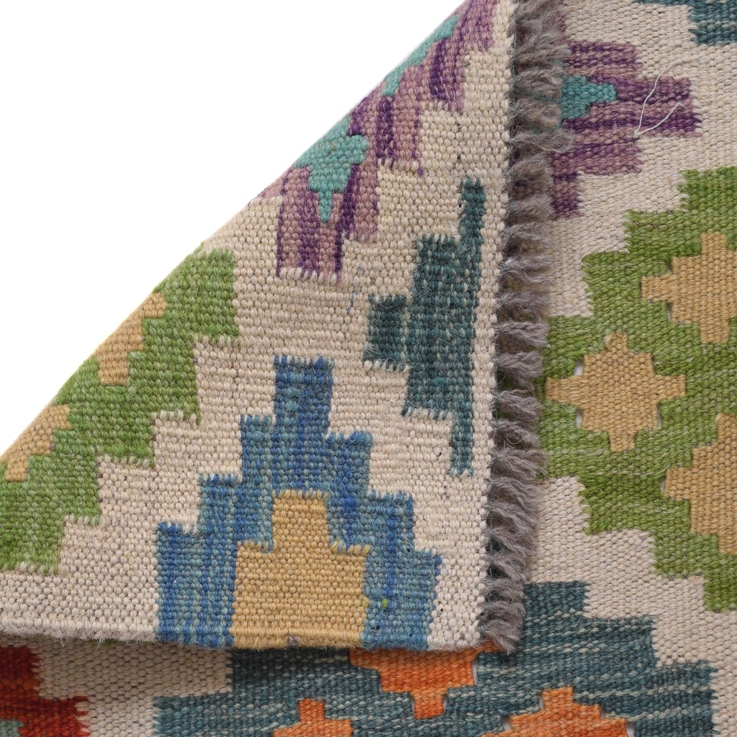 Short Kilim Runner 1' 8" x 5' 1" ft / 50 x 156 cm - No. B30621