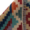 Colorful Flat-Weave Wool Kilim Runner 1' 8" x 4' 9" ft / 52 x 145 cm - No. B30623