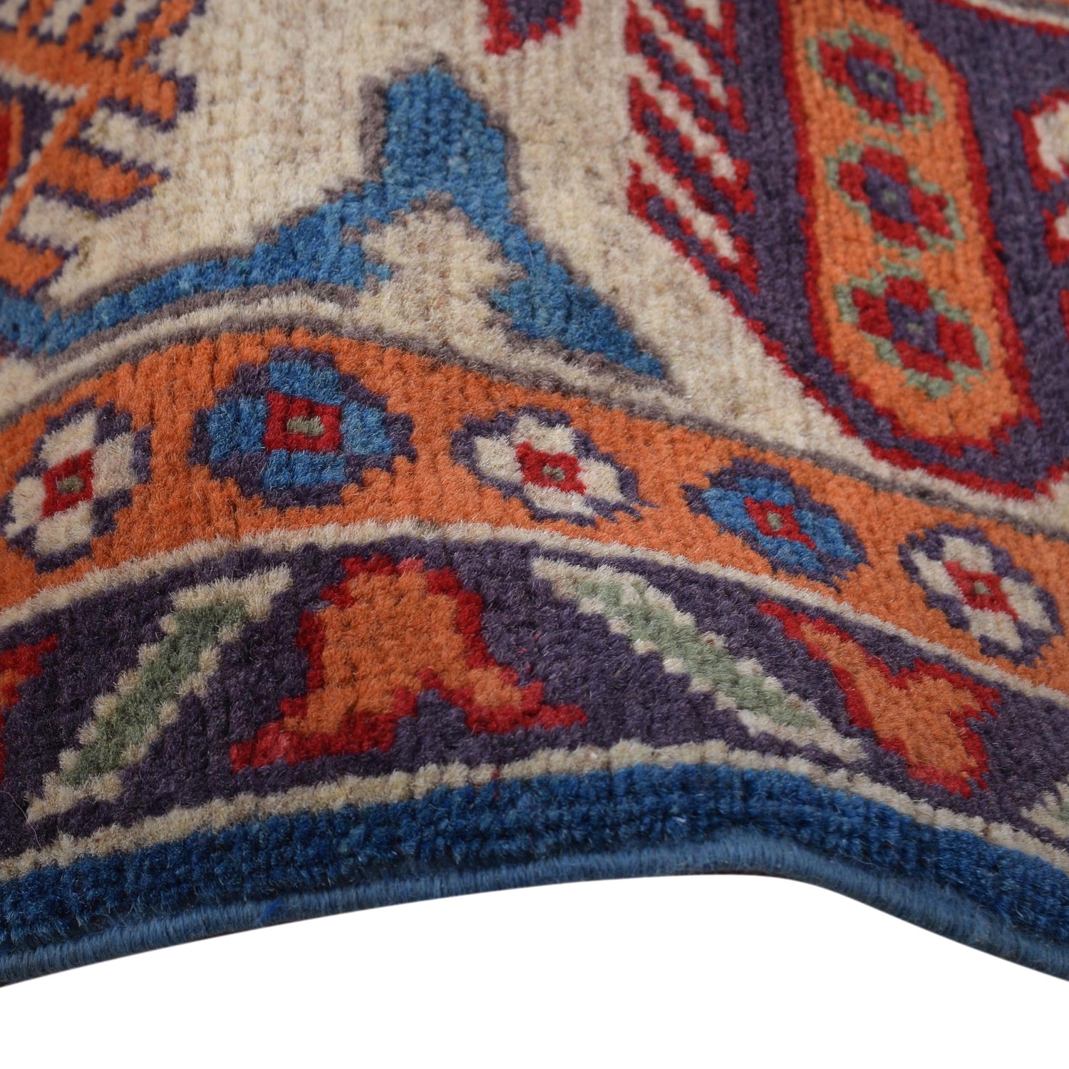 Handmade Kazak Area Rug 6' 9" x 9' 7" ft / 205 x 291 cm - No. B30654