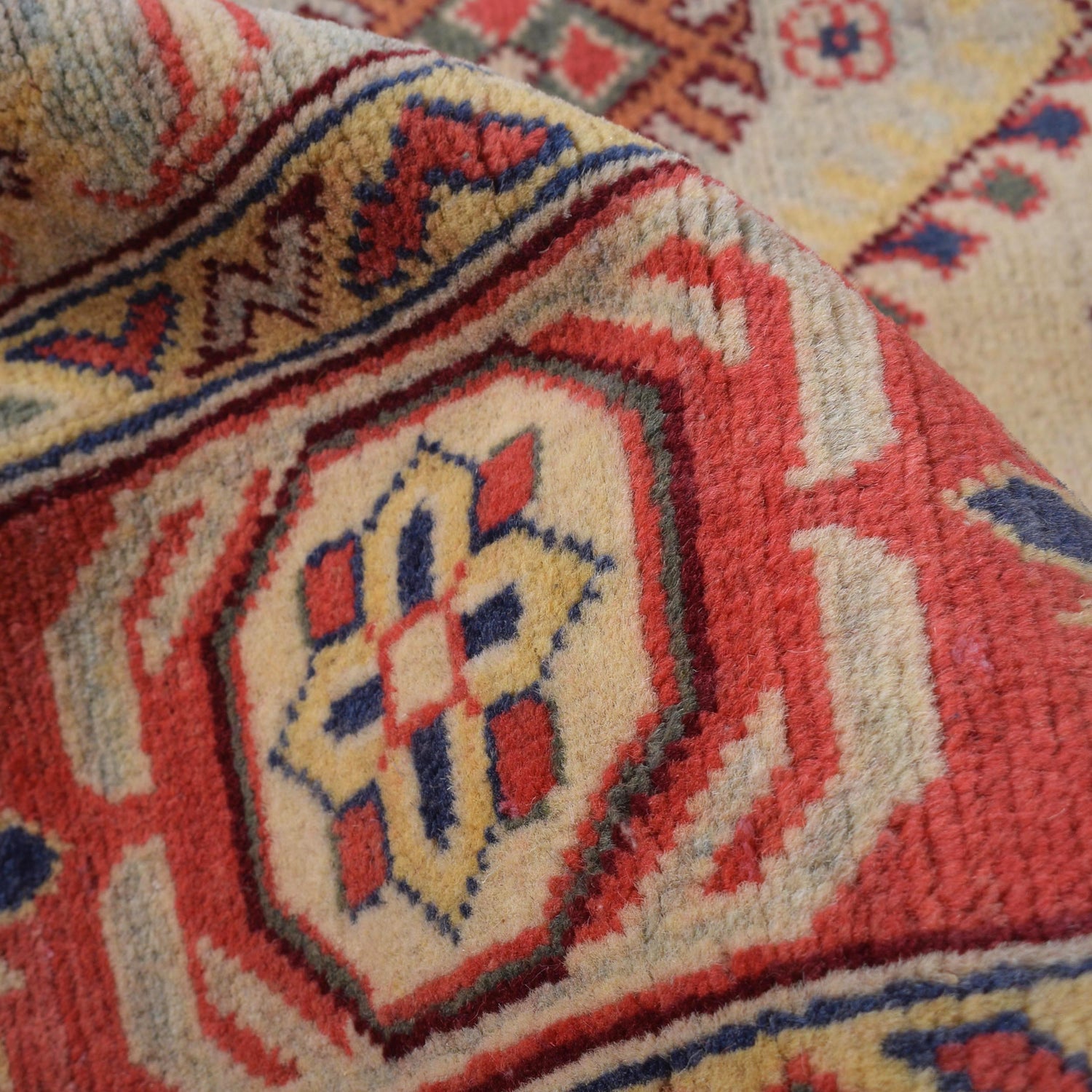 Hand knotted Kazak Carpet 8' 9" x 12' 0" ft / 267 x 365 cm - No. B30655