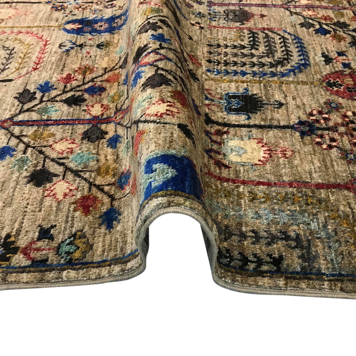 Contemporary Style Tree of Life Rug 5' 8" x 7' 11" ft / 173 x 241 cm - No. B31294