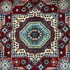 Red Color Mamluk Carpet 3' 3" x 4' 11" ft / 98 x 149 cm - No. B31298