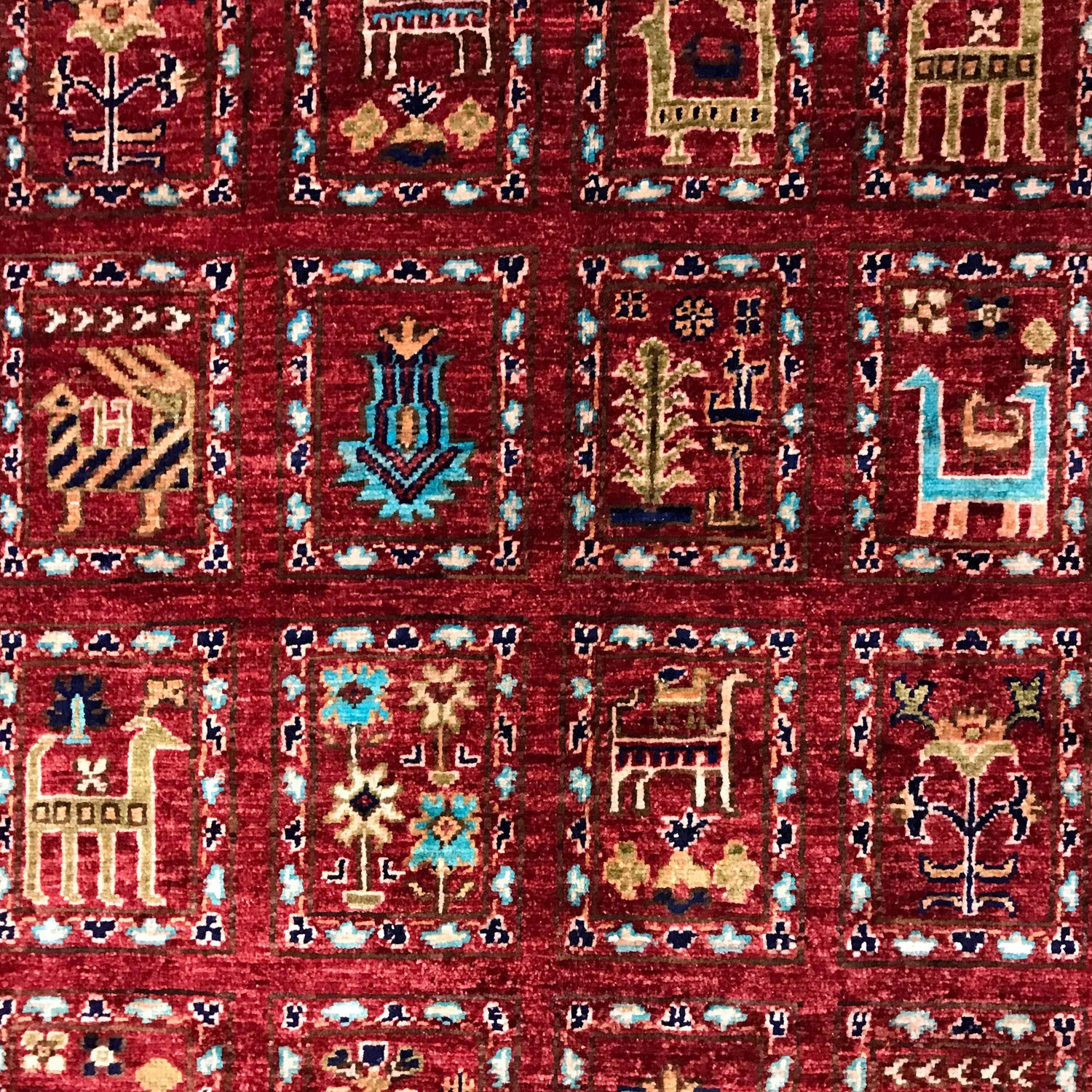 Persian Style Shikargah Rug 5' 7" x 8' 9" ft / 170 x 266 cm - No. B31324