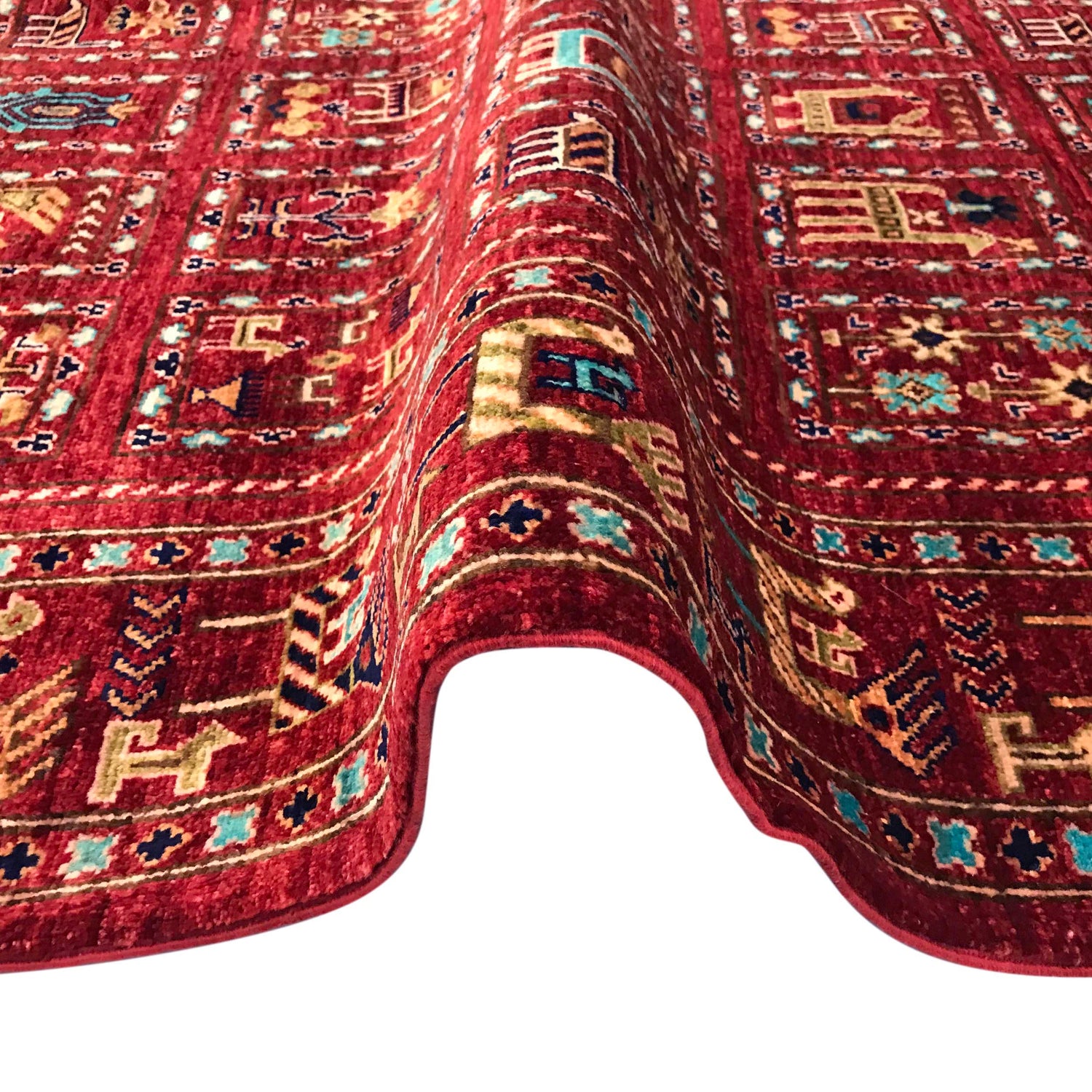 Persian Style Shikargah Rug 5' 7" x 8' 9" ft / 170 x 266 cm - No. B31324