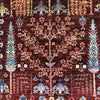 Hand Knotted Modern Tree of Life Rug 3' 5" x 5' 0" ft / 104 x 153 cm - No. B31328