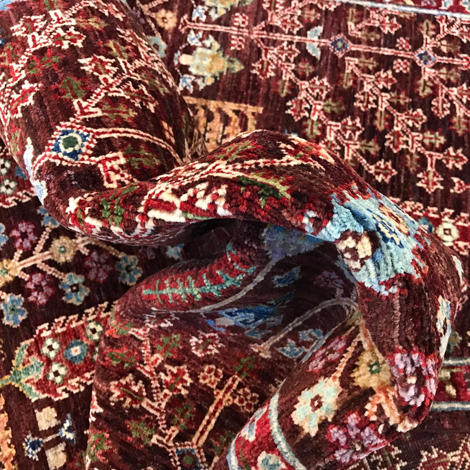 Hand Knotted Modern Tree of Life Rug 3' 5" x 5' 0" ft / 104 x 153 cm - No. B31328