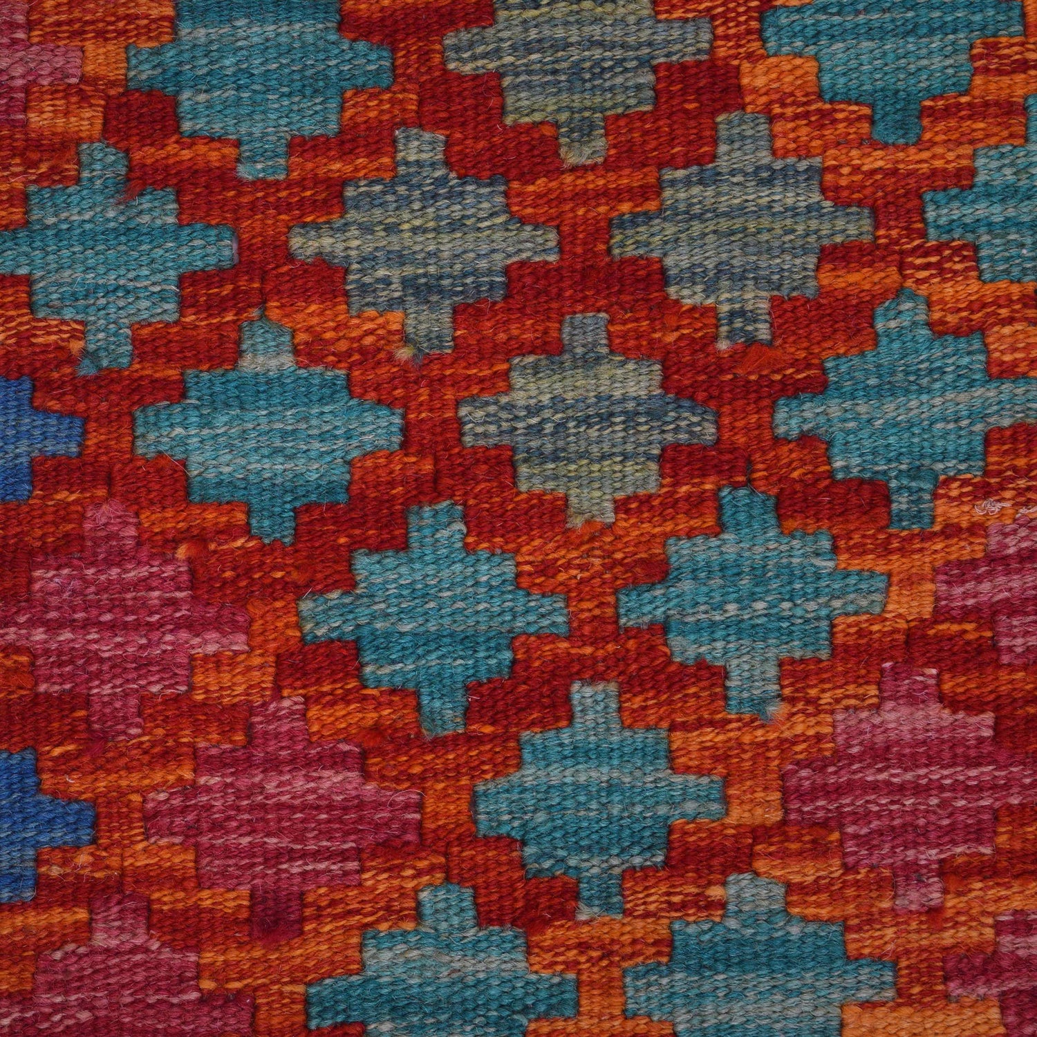 Hand Made Afghan Kilim Runner 1' 8" x 4' 9" ft / 52 x 146 cm - No. B31339