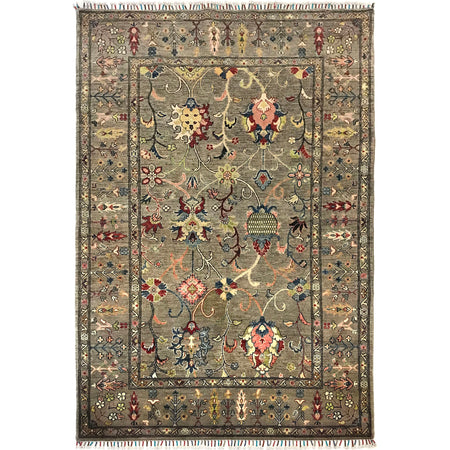 Handmade Sultani Area Rug 5' 4" x 7' 9" ft / 162 x 236 cm - No. B31441