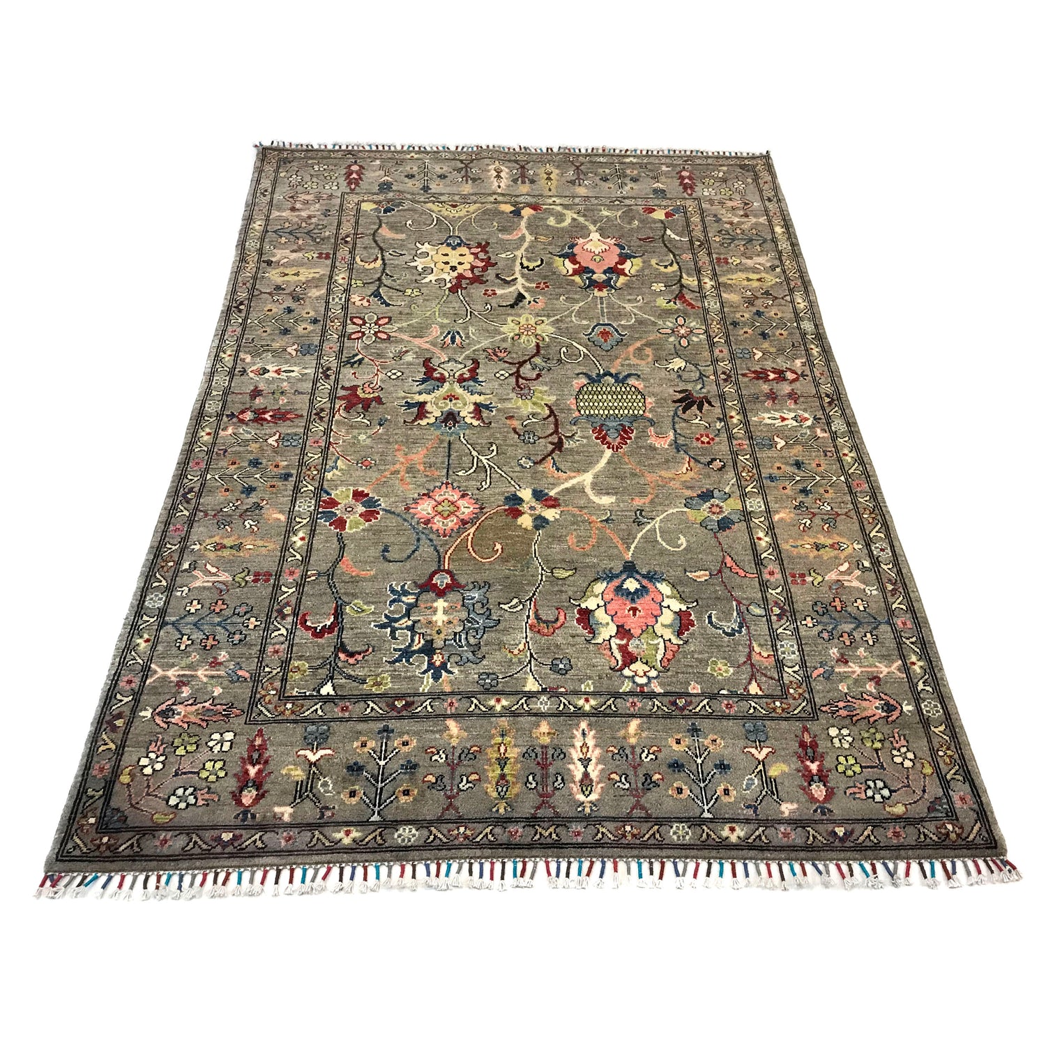 Handmade Sultani Area Rug 5' 4" x 7' 9" ft / 162 x 236 cm - No. B31441
