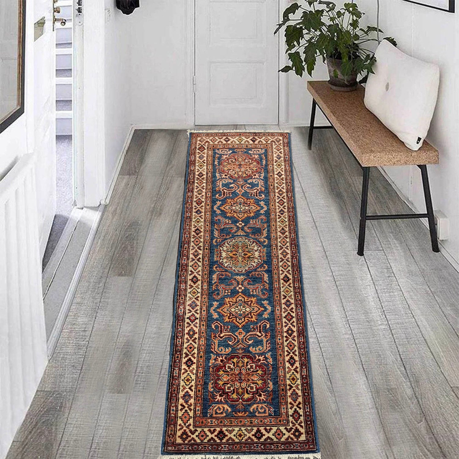 Supreme Kazak Runner Carpet 1' 11" x 6' 0" ft / 59 x 184 cm - No. B31602