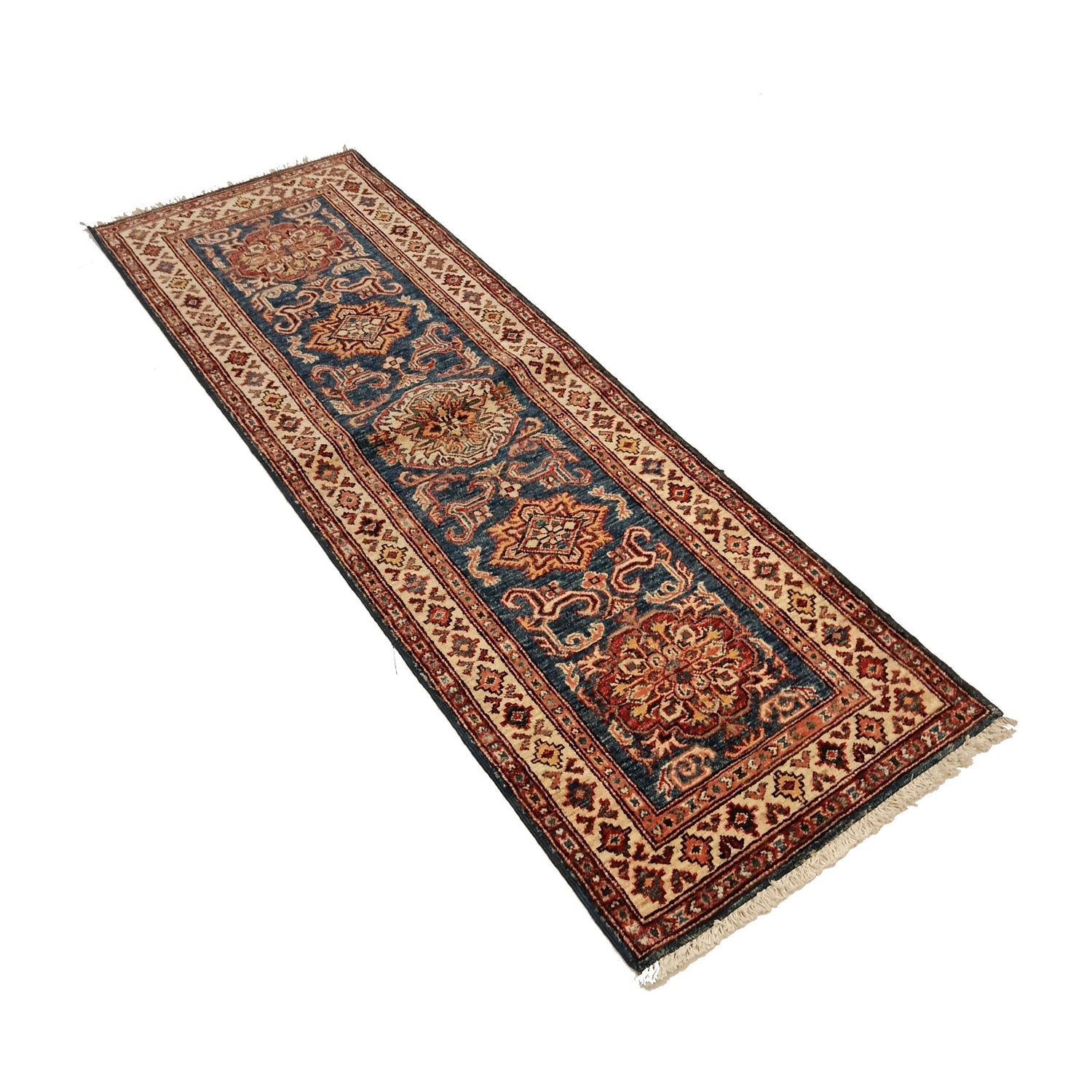 Supreme Kazak Runner Carpet 2' 0" x 6' 0" ft / 61 x 183 cm - No. B31603