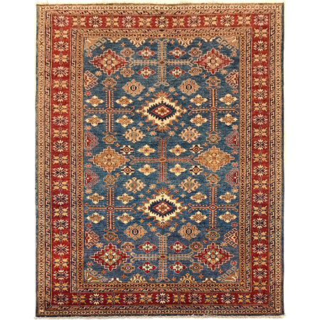 Premium Hand Knotted Kazak Rug 7' 3" x 10' 3" ft / 220 x 312 cm - No. B31612