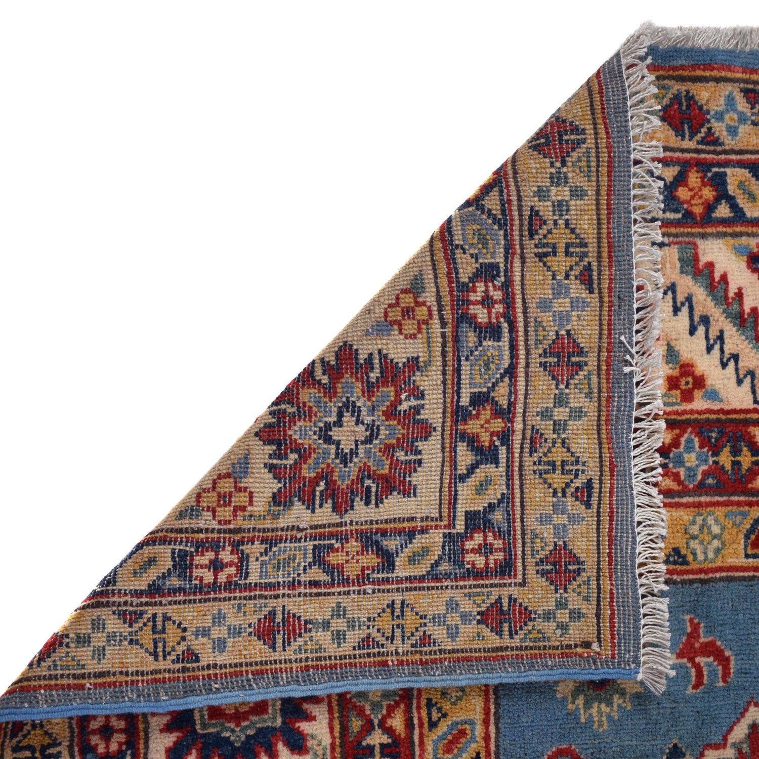 Blue Color Kazak Rug 6' 6" x 9' 9" ft / 199 x 296 cm - No. B31614