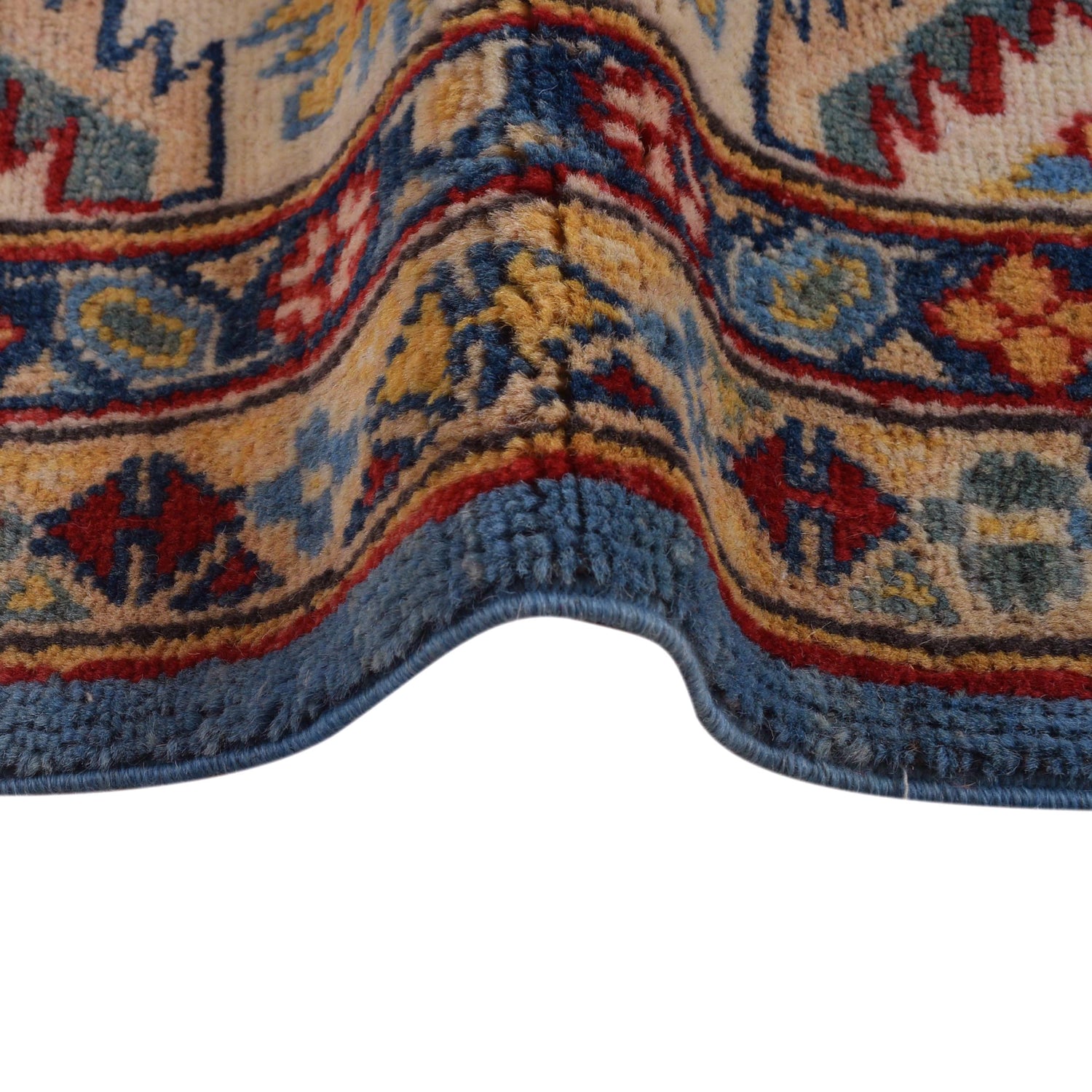 Blue Color Kazak Rug 6' 6" x 9' 9" ft / 199 x 296 cm - No. B31614