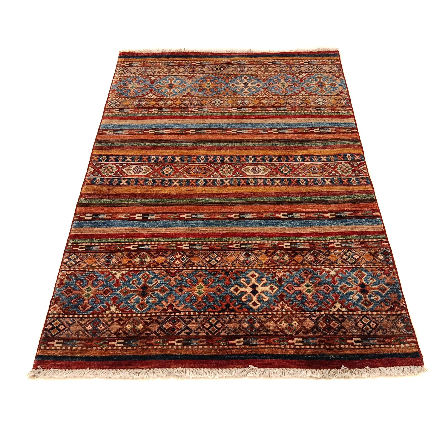 Hand Knotted Persian Style Khurjin Rug 2' 10" x 4' 1" ft / 87 x 125 cm - No. B31816