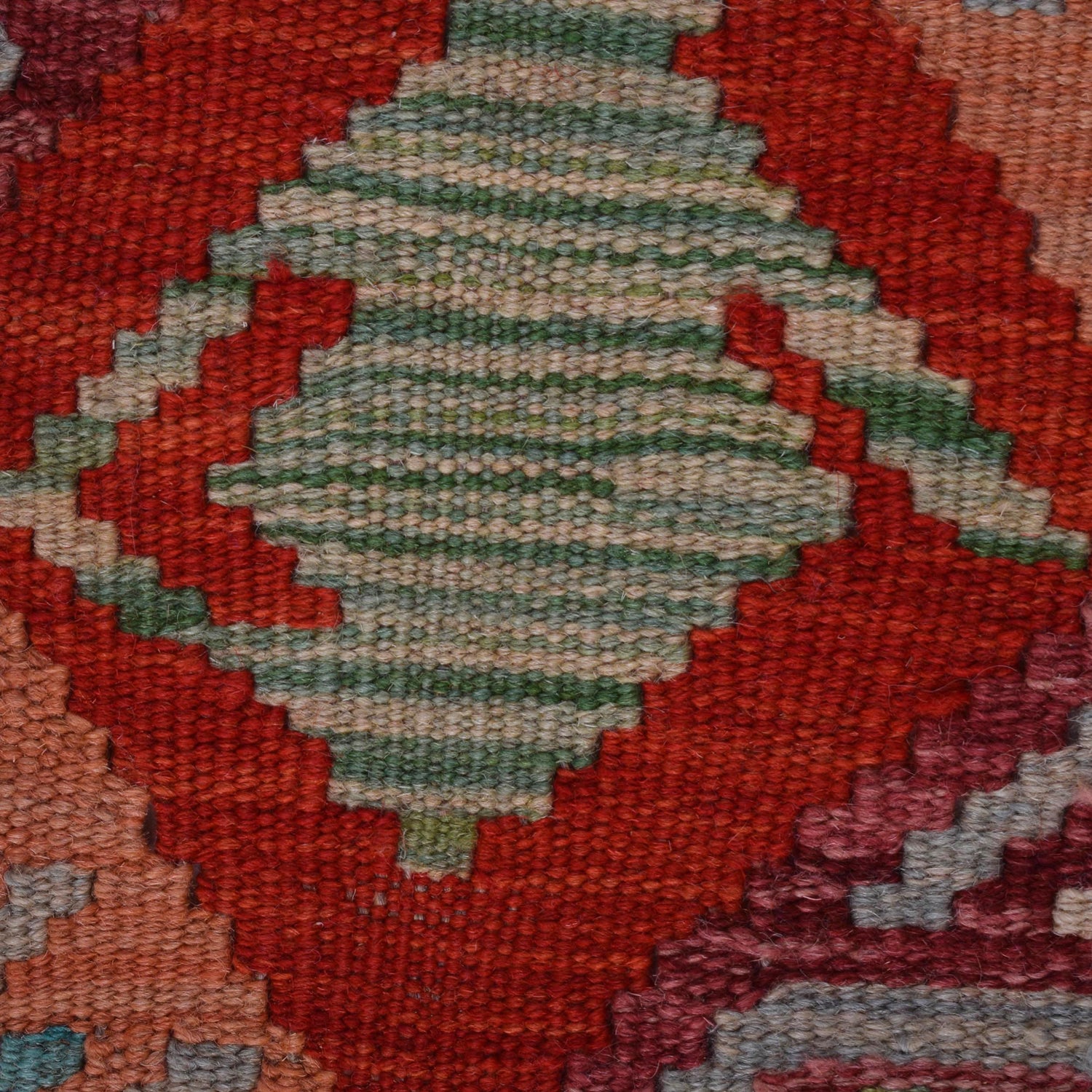 Handmade Turkish Design Wool Kilim 3' 2" x 4' 9" ft / 96 x 146 cm - No. B31915