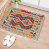 Handmade Afghan Vegetable Kilim 2' 1" x 2' 10" ft / 63 x 87 cm - No. B32050