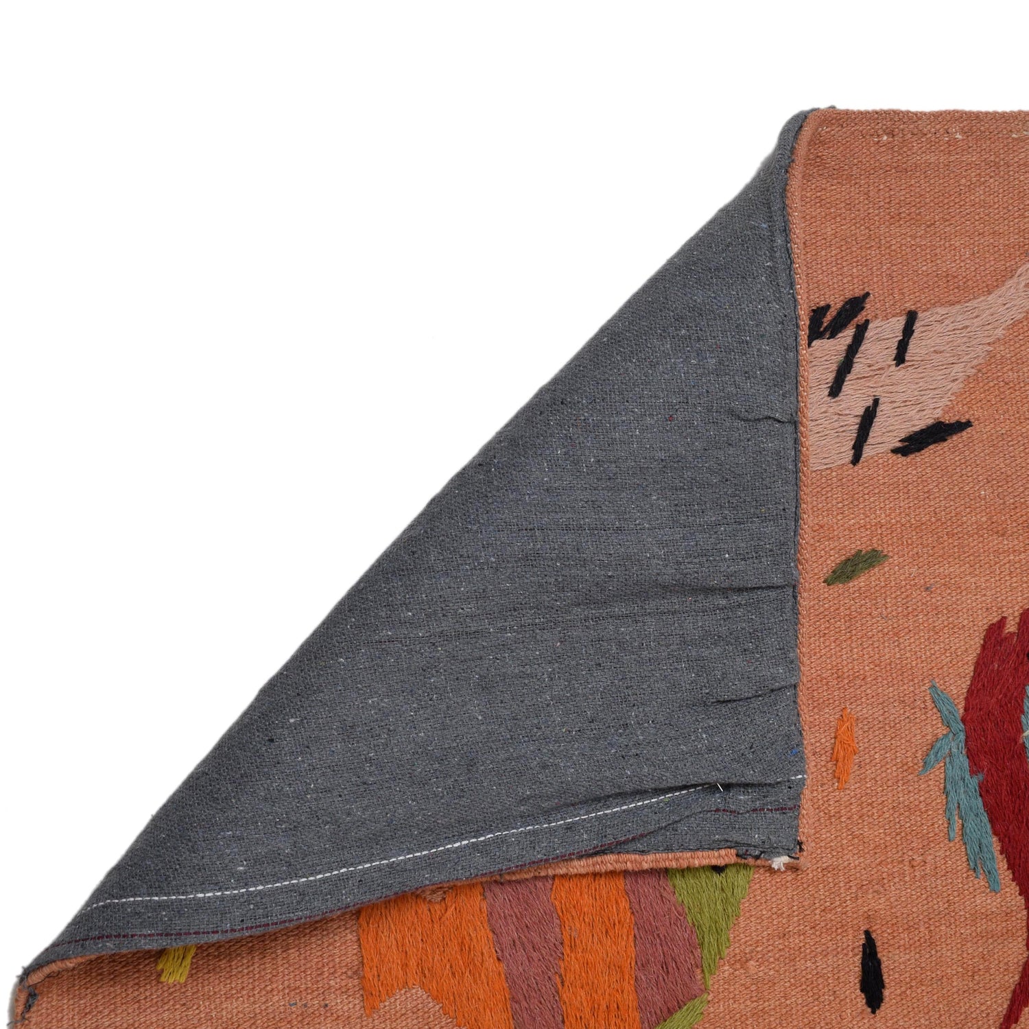 Hand Made Embroidery Kilim 2' 8" x 12' 10" ft / 82 x 392 cm - No. B32076