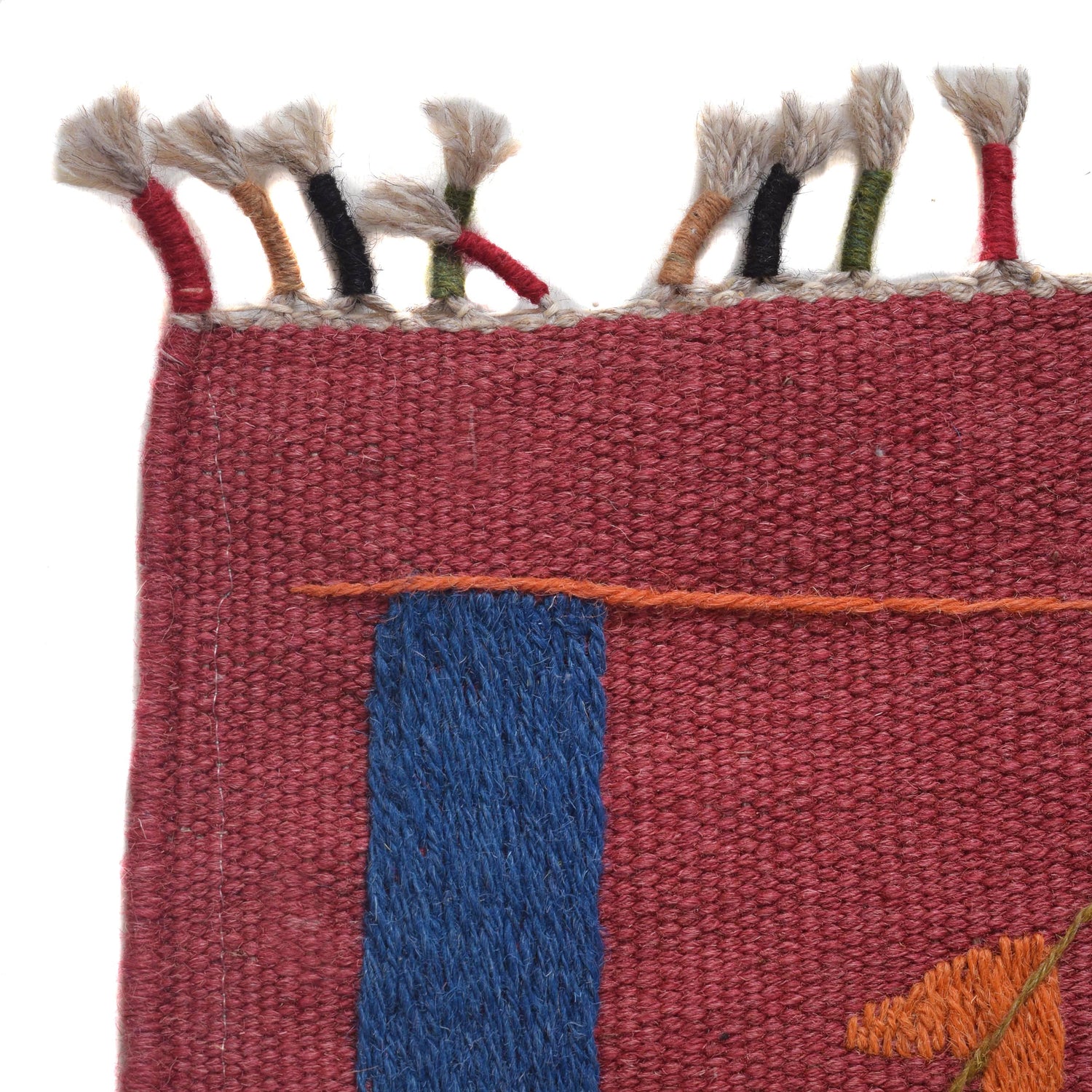 Pakistani Embroidery Kilim 3' 0" x 5' 3" ft / 92 x 160 cm - No. B32084