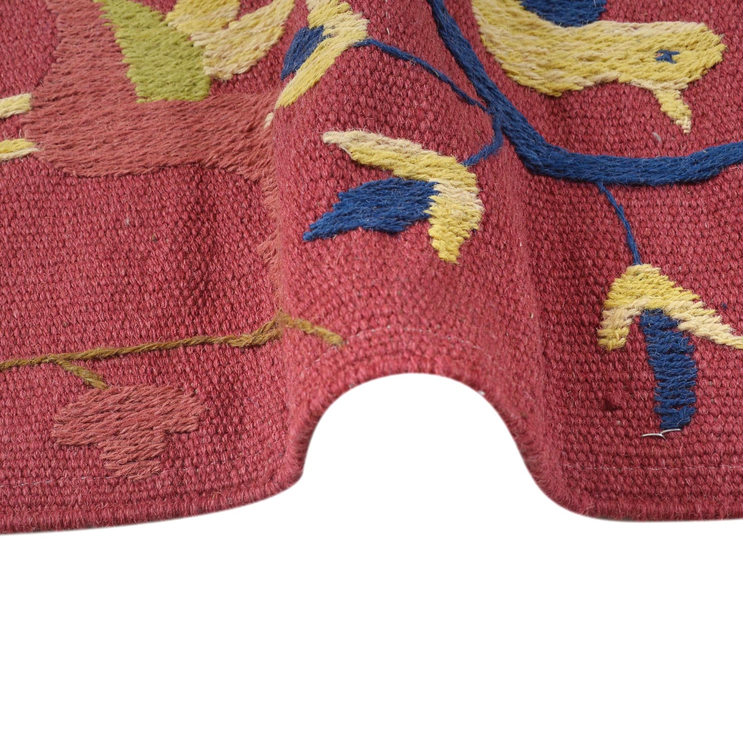 Pakistani Embroidery Kilim 3' 0" x 5' 3" ft / 92 x 160 cm - No. B32084