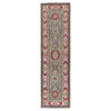 Hand knotted Kazak Runner Carpet 2' 7" x 9' 7" ft / 78 x 292 cm - No. B33014