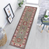 Hand knotted Kazak Runner Carpet 2' 7" x 9' 7" ft / 78 x 292 cm - No. B33014