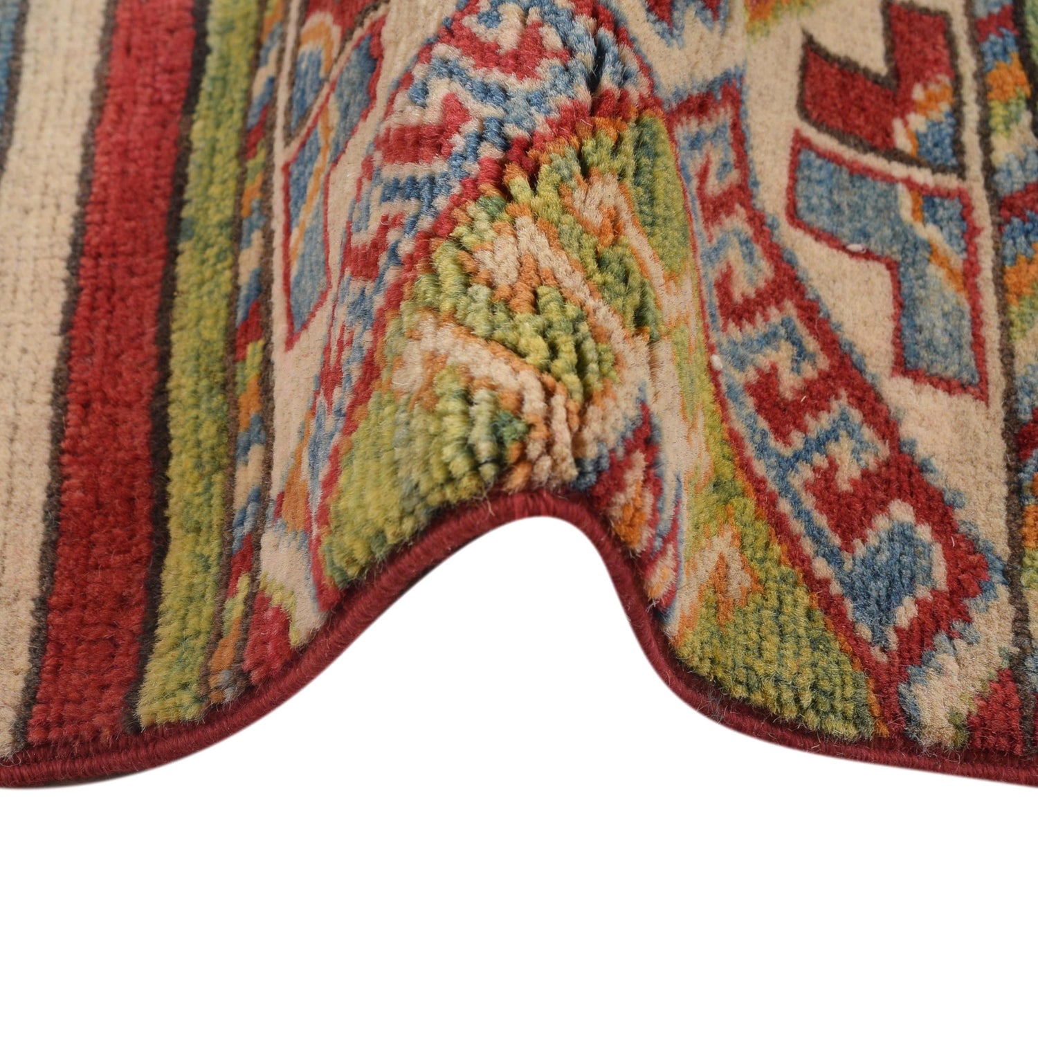 Hand Knotted Khurjeen Oriental Rug 4' 0" x 5' 9" ft / 123 x 174 cm - No. B33016