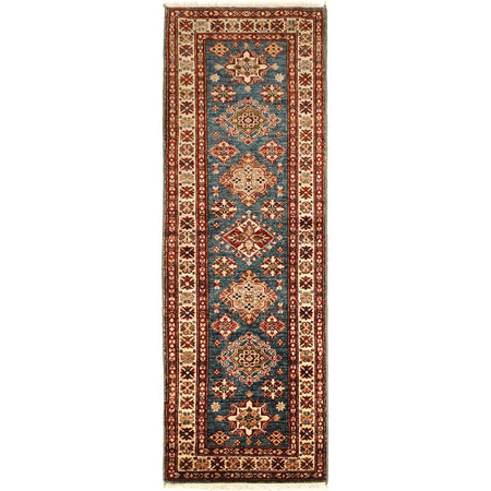 Fine Kazak Oriental Runner Rug 2' 0" x 6' 1" ft / 60 x 185 cm - No. B33020