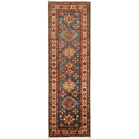 Luxury Fine Kazak Runner Carpet 2' 0" x 6' 1" ft / 61 x 186 cm - No. B33021