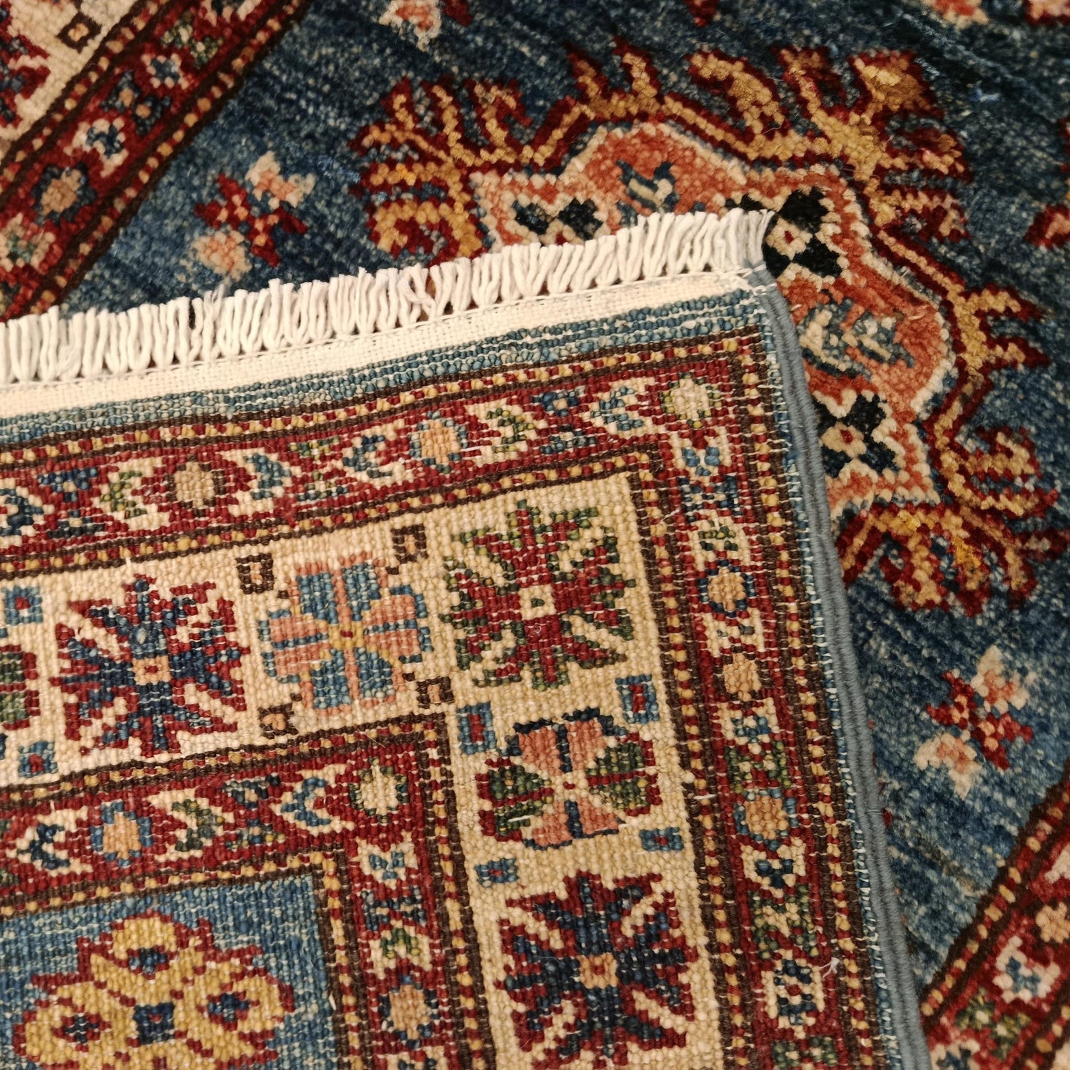 Luxury Fine Kazak Runner Carpet 2' 0" x 6' 1" ft / 61 x 186 cm - No. B33021