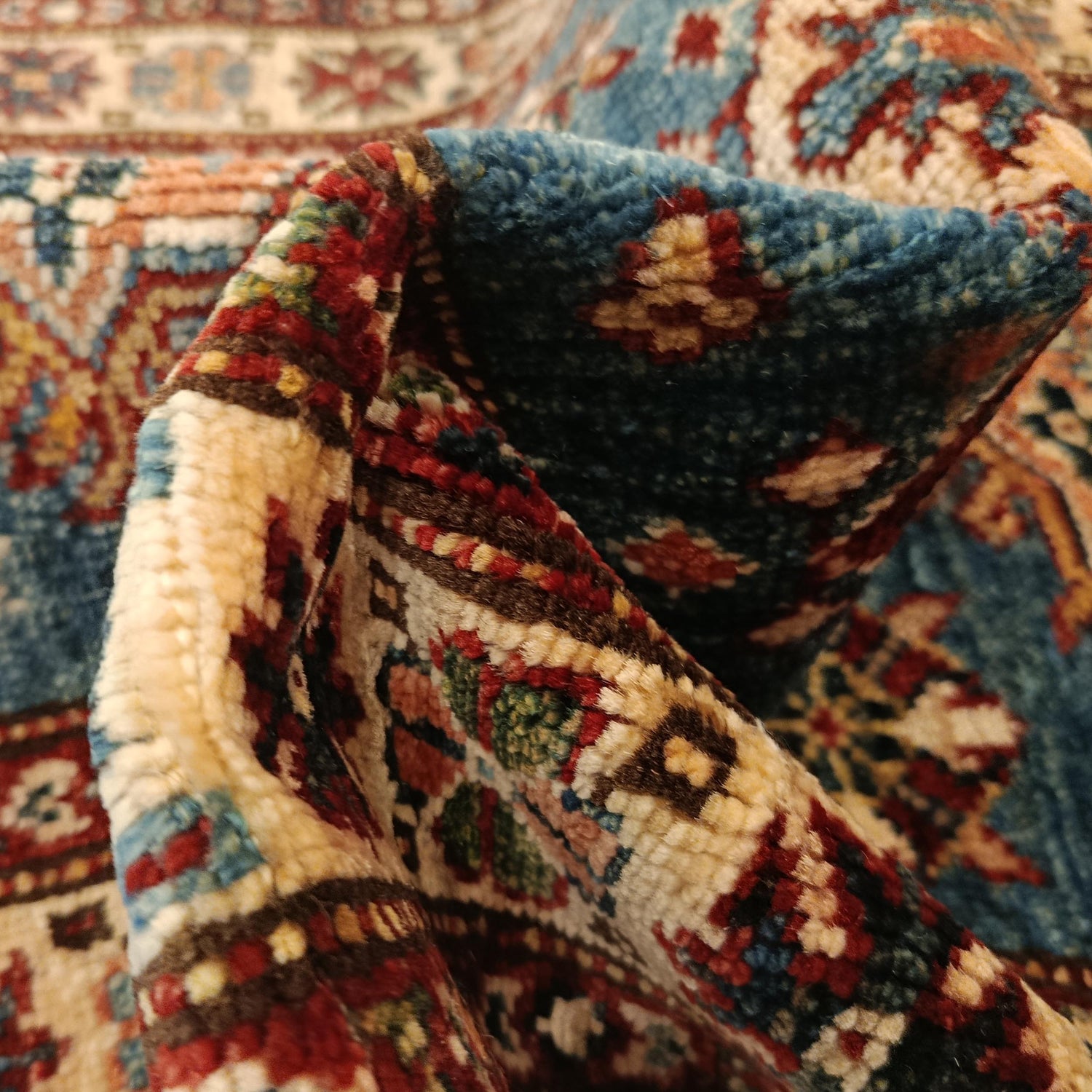 Luxury Fine Kazak Runner Carpet 2' 0" x 6' 1" ft / 61 x 186 cm - No. B33021