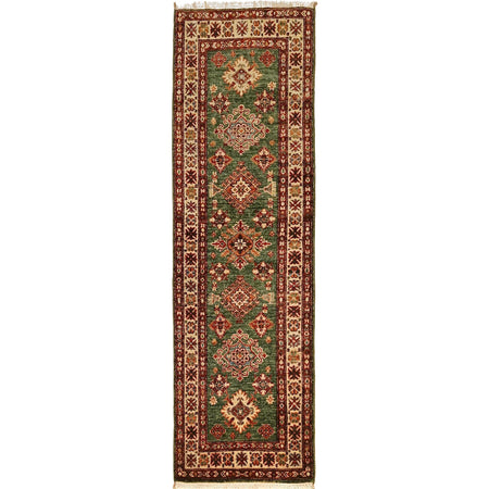 Premium Hand Knotted Kazak Runner Rug 2' 0" x 5' 9" ft / 61 x 174 cm - No. B33023