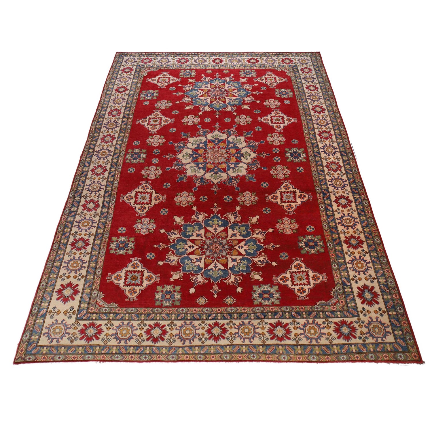 Handmade Kazak Area Rug 9' 11" x 16' 0" ft / 301 x 488 cm - No. B33040