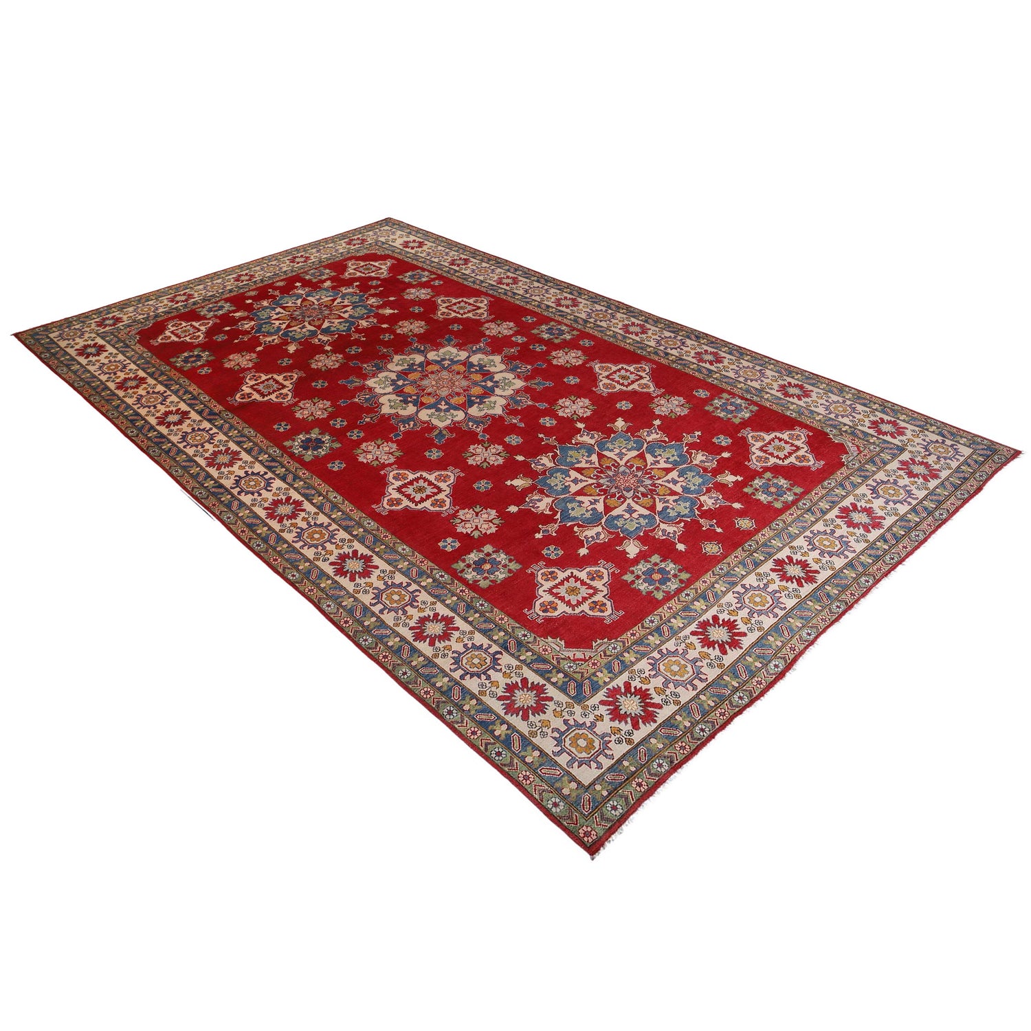 Handmade Kazak Area Rug 9' 11" x 16' 0" ft / 301 x 488 cm - No. B33040