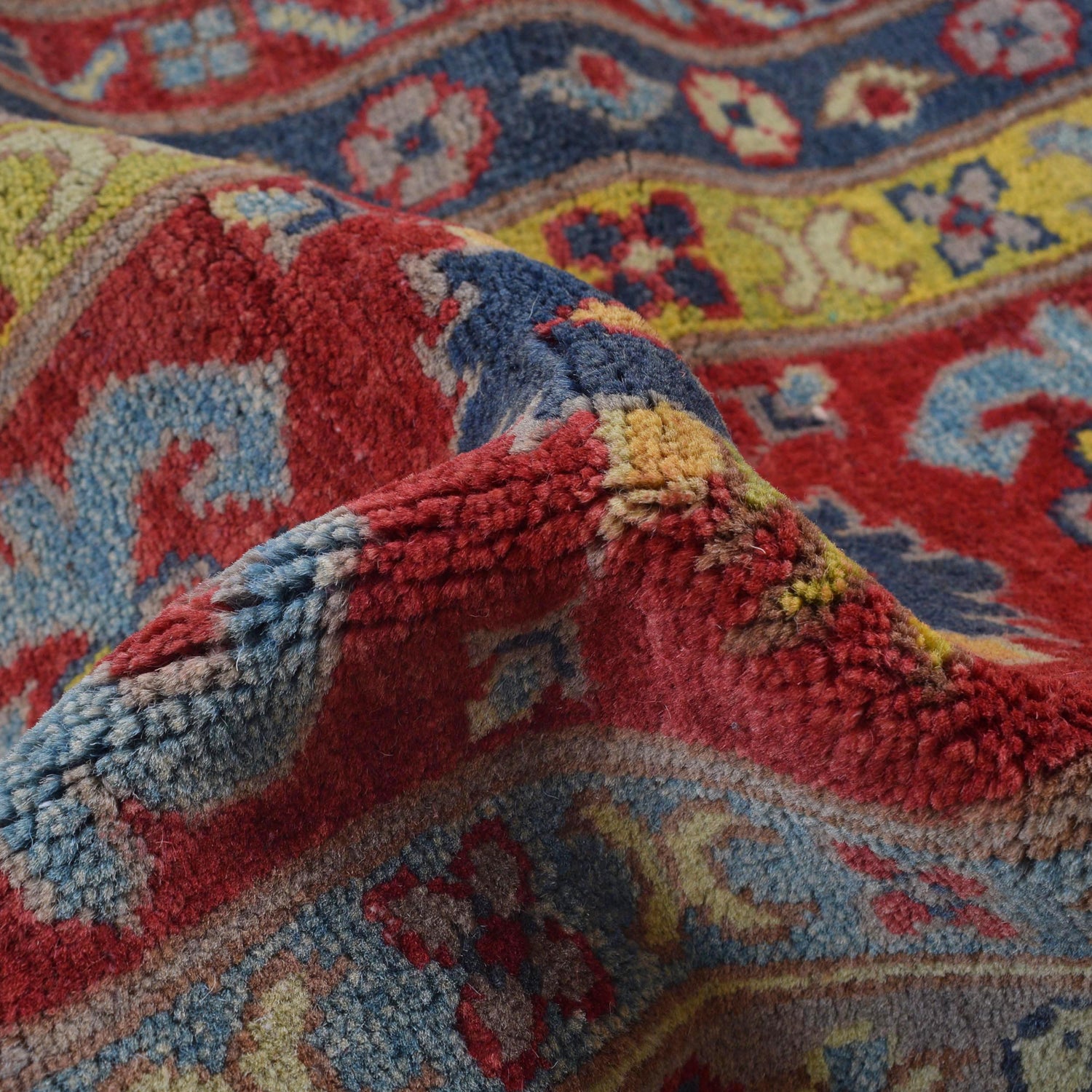 Handmade Kazak Area Rug 9' 0" x 11' 9" ft / 274 x 357 cm - No. B33043