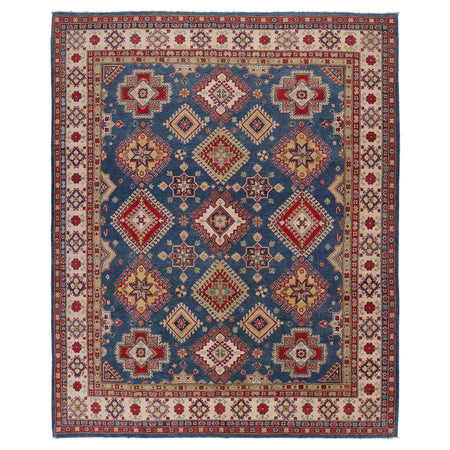 Blue Color Kazak Rug 8' 3" x 10' 0" ft / 252 x 304 cm - No. B33044