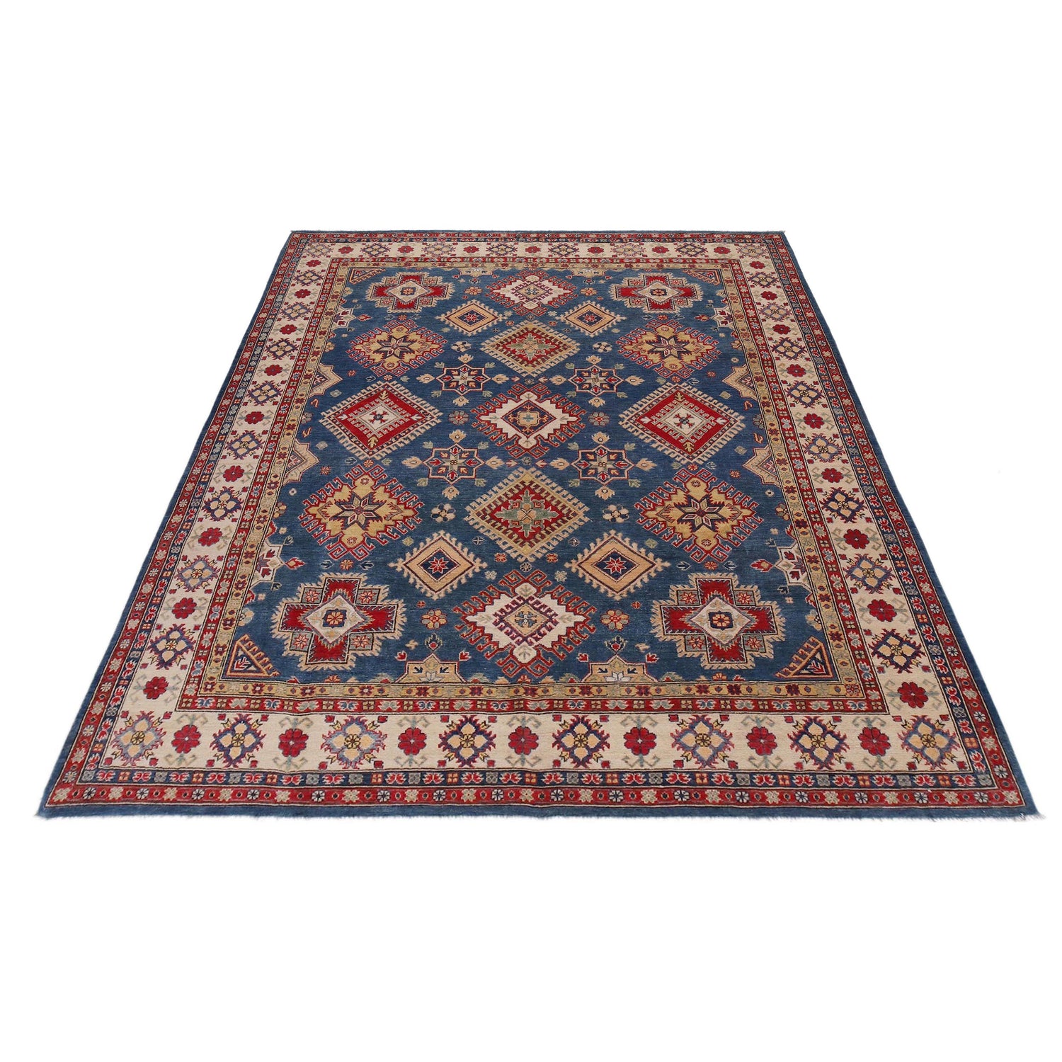 Blue Color Kazak Rug 8' 3" x 10' 0" ft / 252 x 304 cm - No. B33044