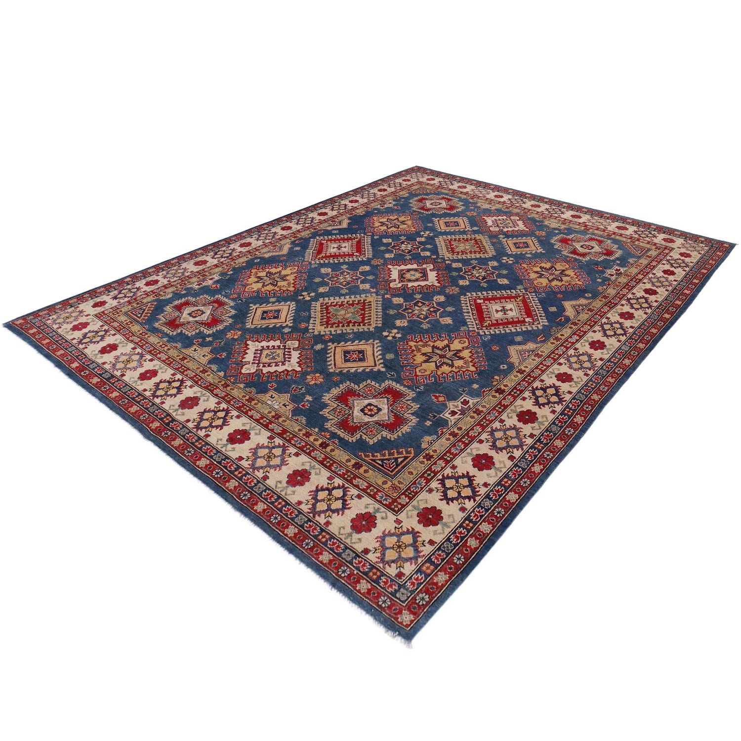 Blue Color Kazak Rug 8' 3" x 10' 0" ft / 252 x 304 cm - No. B33044
