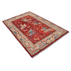 Handmade Picture Area Rug 4' 1" x 6' 0" ft / 124 x 182 cm - No. B33050