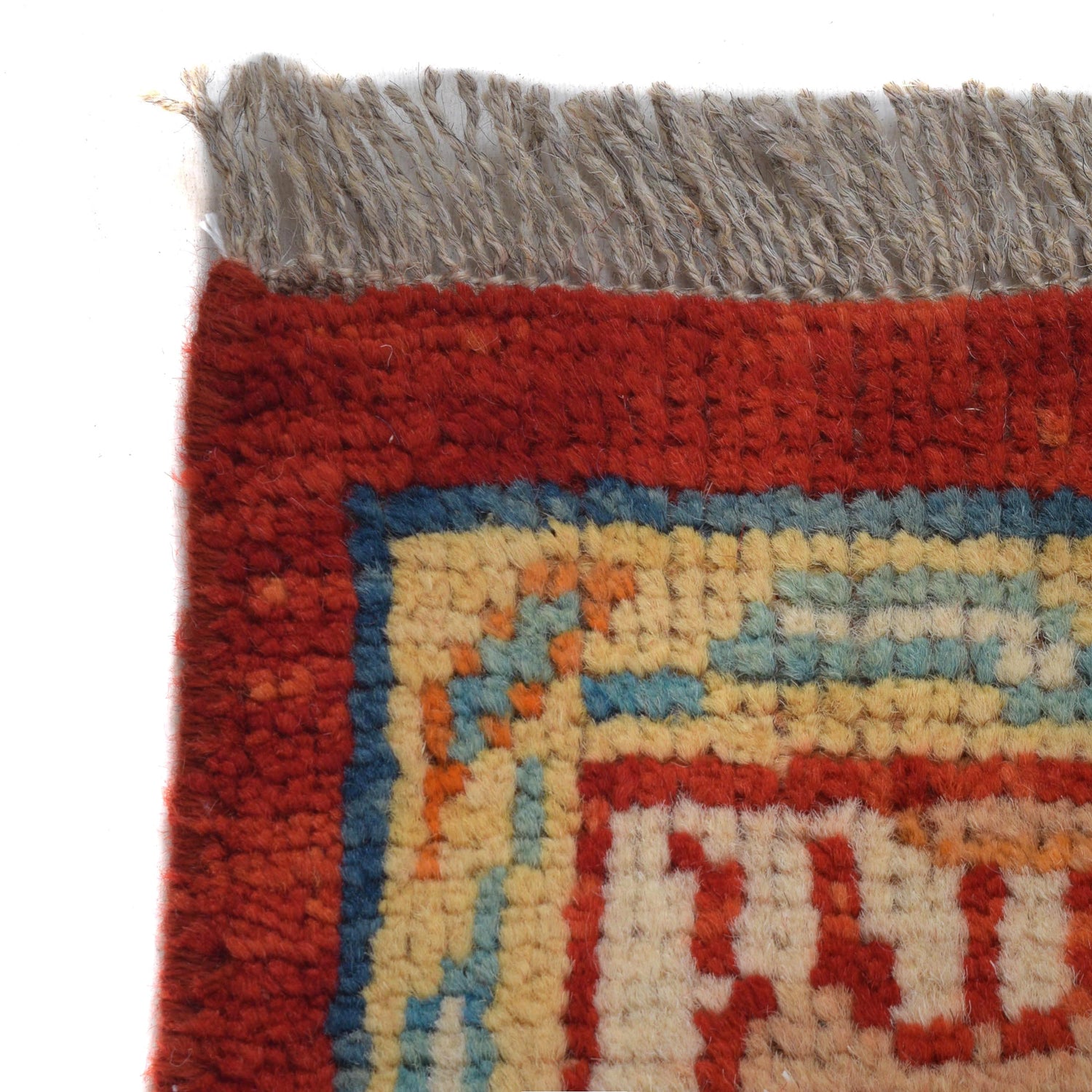 Handmade Picture Area Rug 4' 1" x 6' 0" ft / 124 x 182 cm - No. B33050