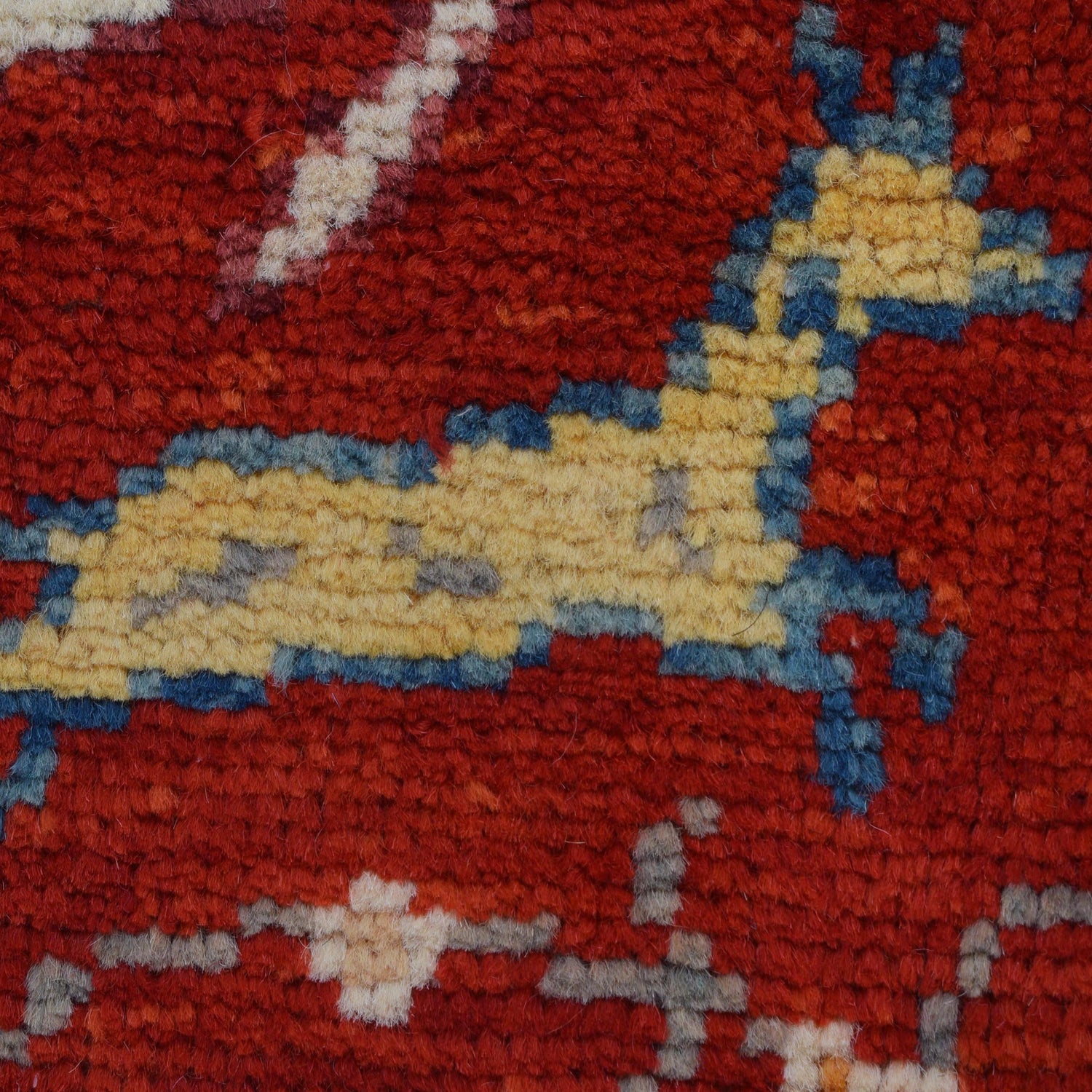 Handmade Picture Area Rug 4' 1" x 6' 0" ft / 124 x 182 cm - No. B33050