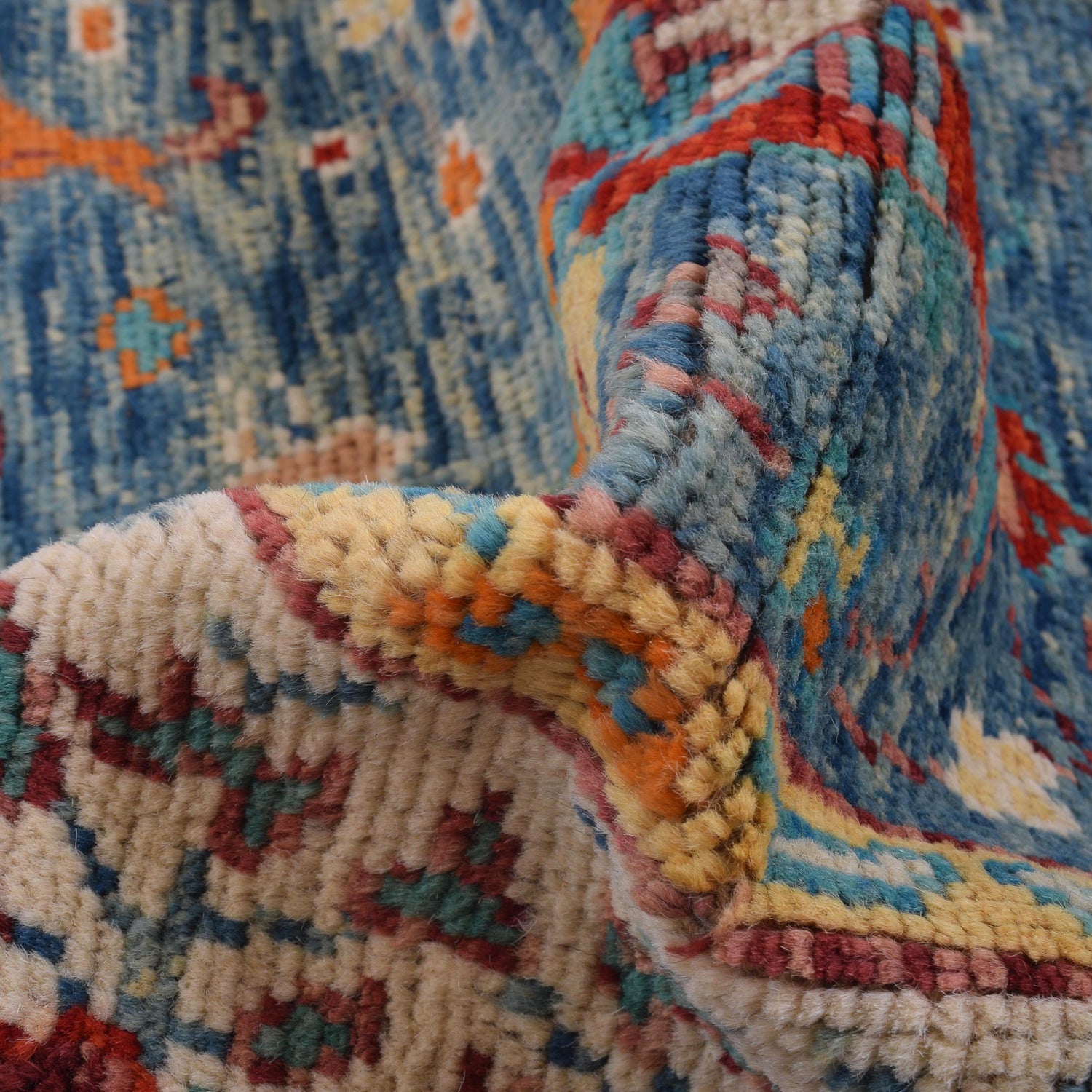 Handmade Picture Area Rug 4' 0" x 6' 1" ft / 122 x 185 cm - No. B33051