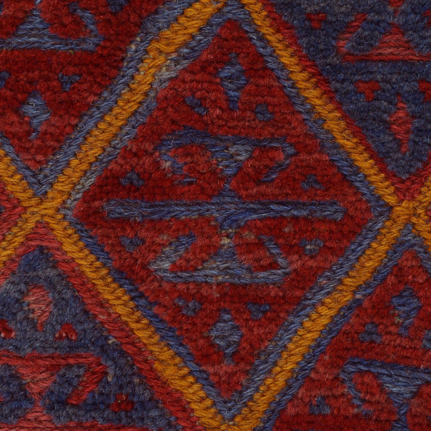 Handmade Wool Mushwani Rug 4' 9" x 5' 10" ft / 145 x 179 cm - No. B33065