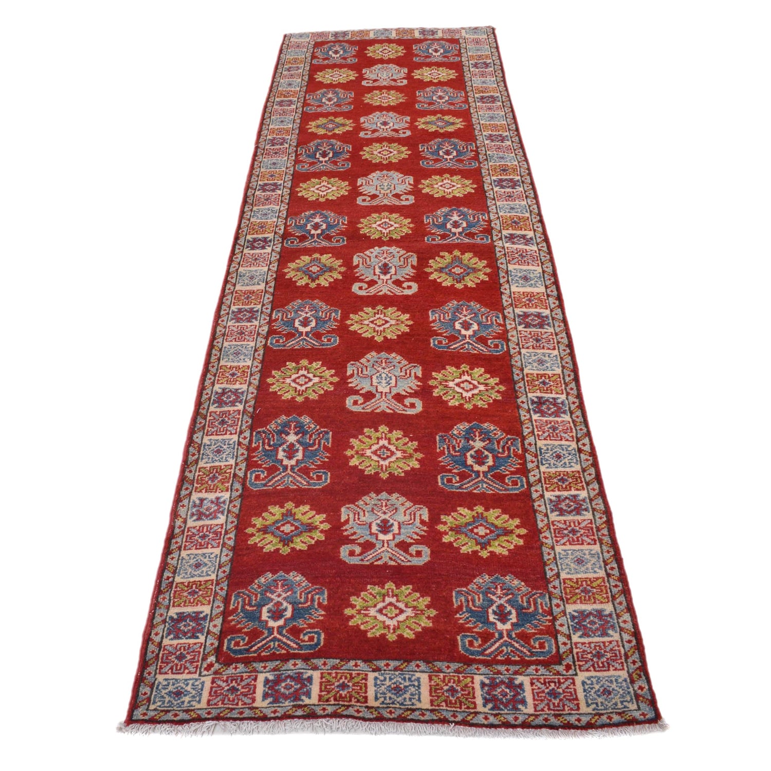 Oriental Kazak Runner Rug 2' 8" x 9' 3" ft / 81 x 281 cm - No. B33085